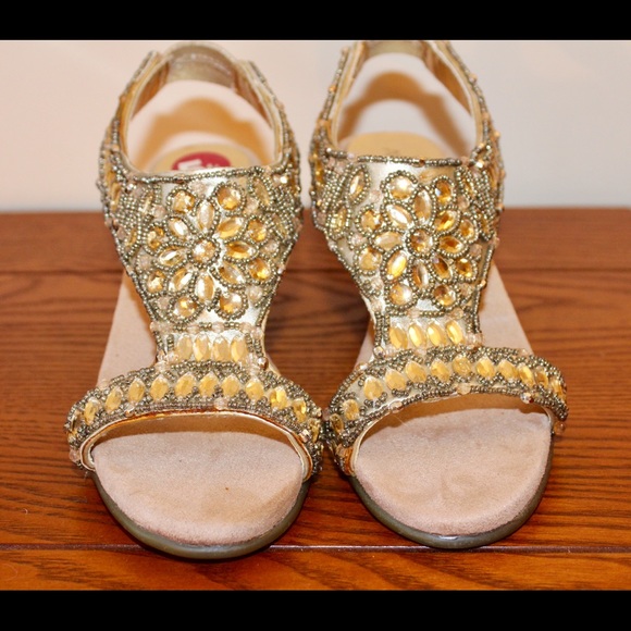 Gold bling heels - Picture 3 of 7